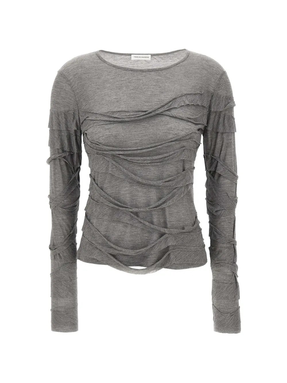 7 FOR ALL MANIKIND Ribbon L/S T-Shirt
