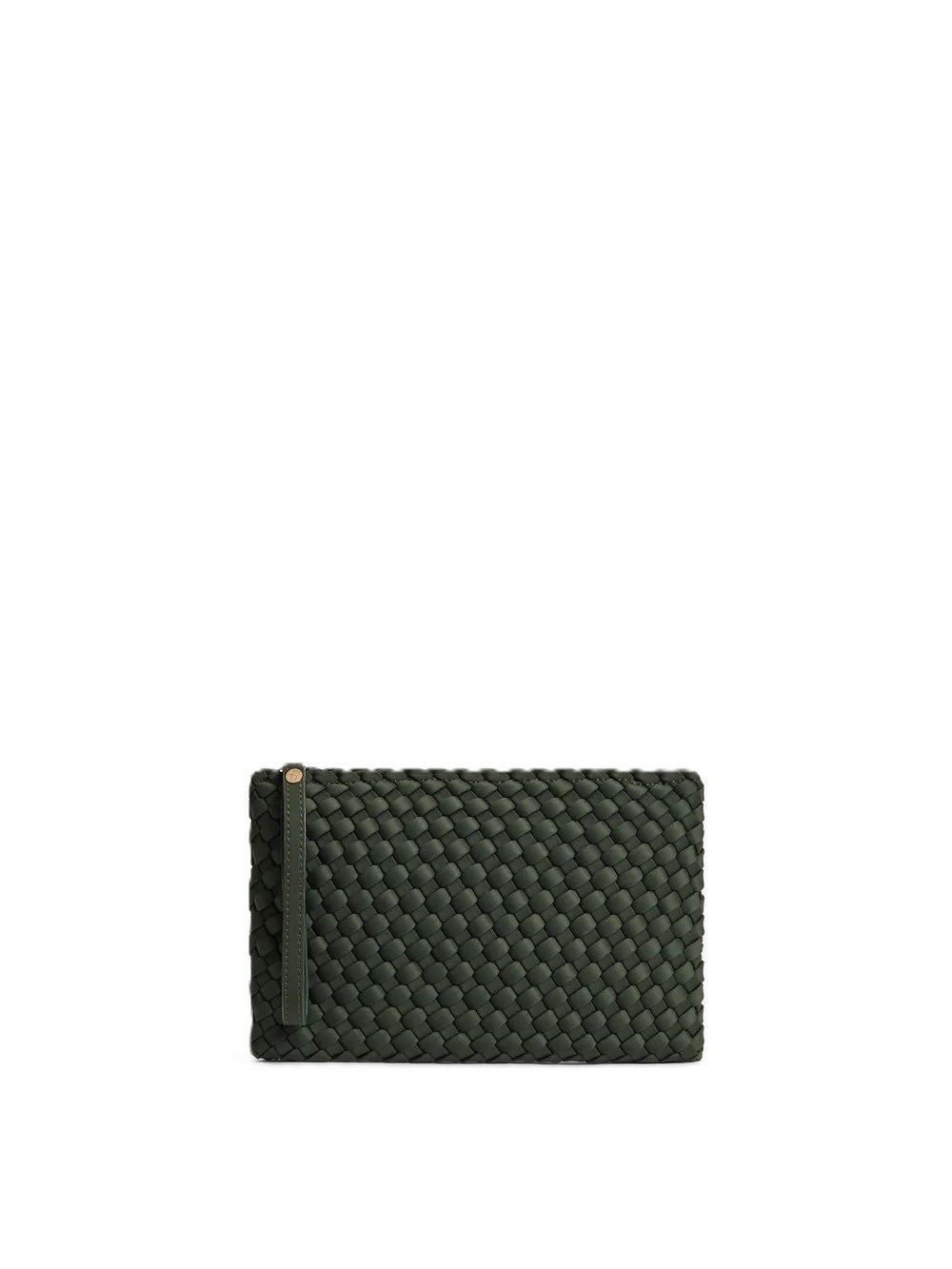 Marrea Woven Clutch In Green