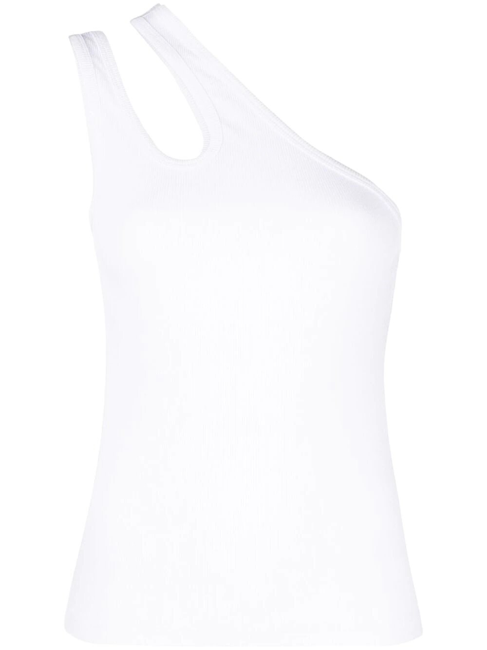 Remain Birger Christensen Tonya Cotton Blend Jersey Tank Top In White