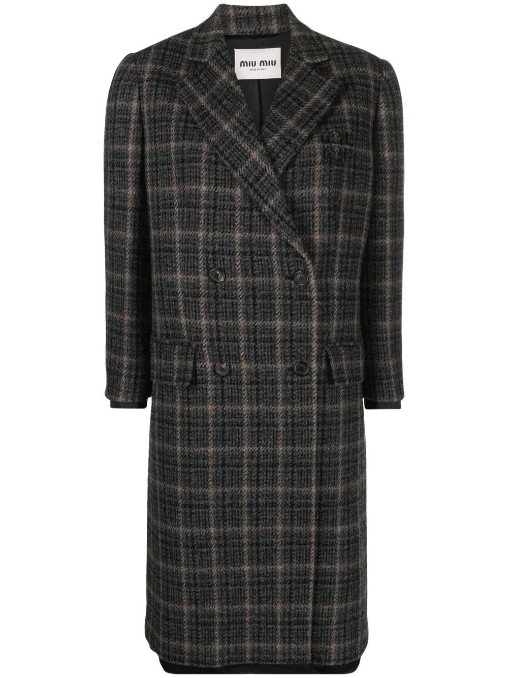 MIU MIU CHECK COAT