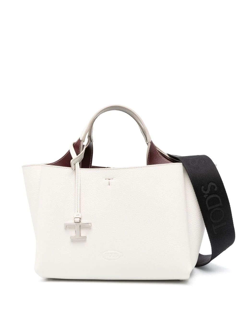 トートバッグ TOD'S APA SACCA MICRO PEND. T TRAC PELLE Tod's Apa sacca micro pend. t trac pelle available on